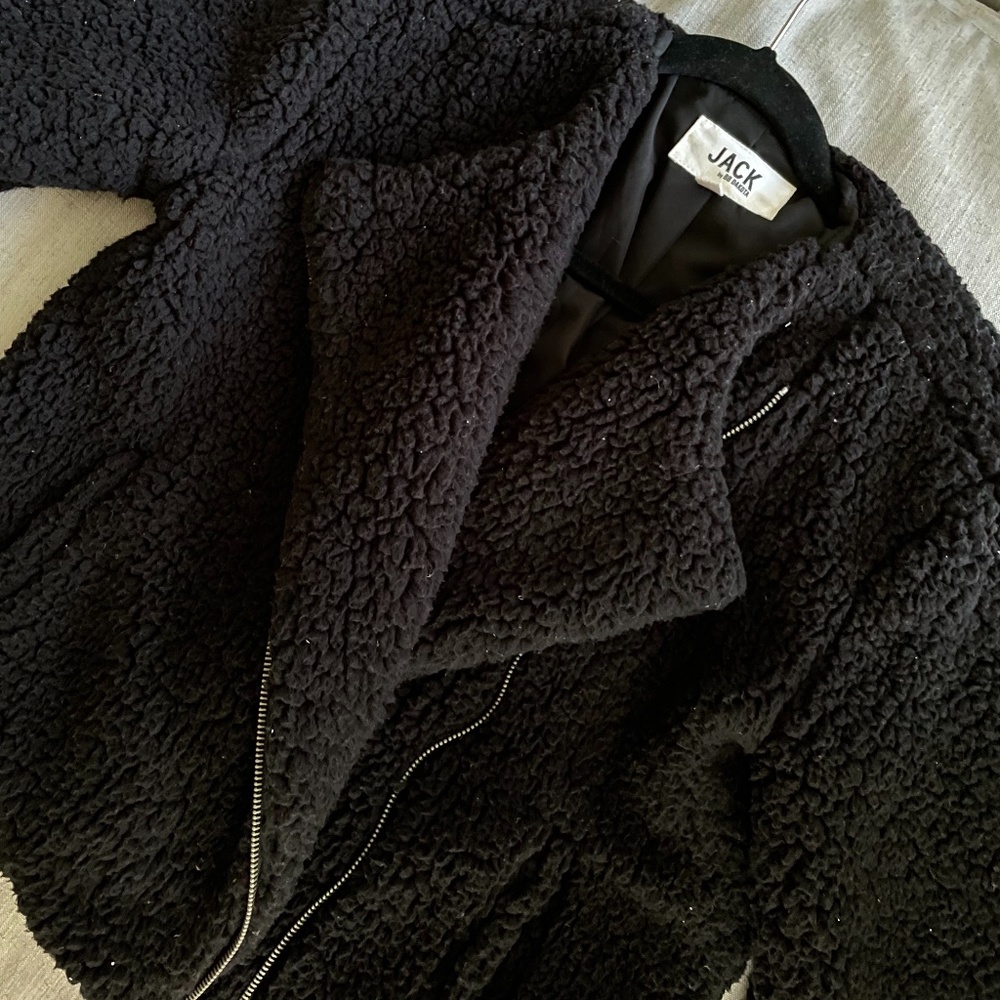 Black Jack by BB Dakota Fuzzy Jacket